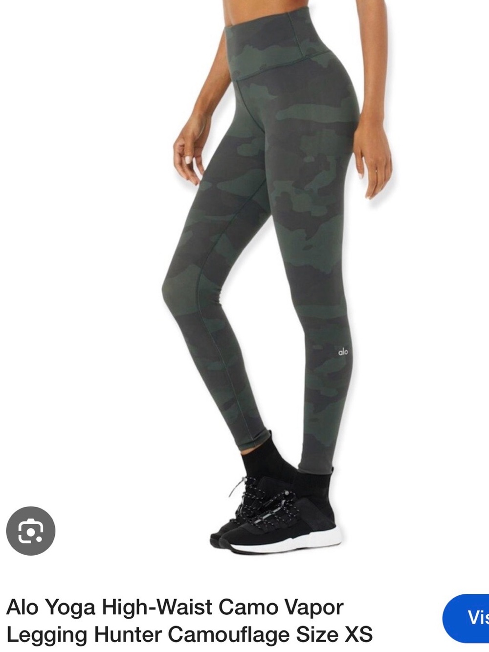 ALO Yoga High-Waist Camo Legging — Dark Green/Charcoal *Never Worn/No Tags*